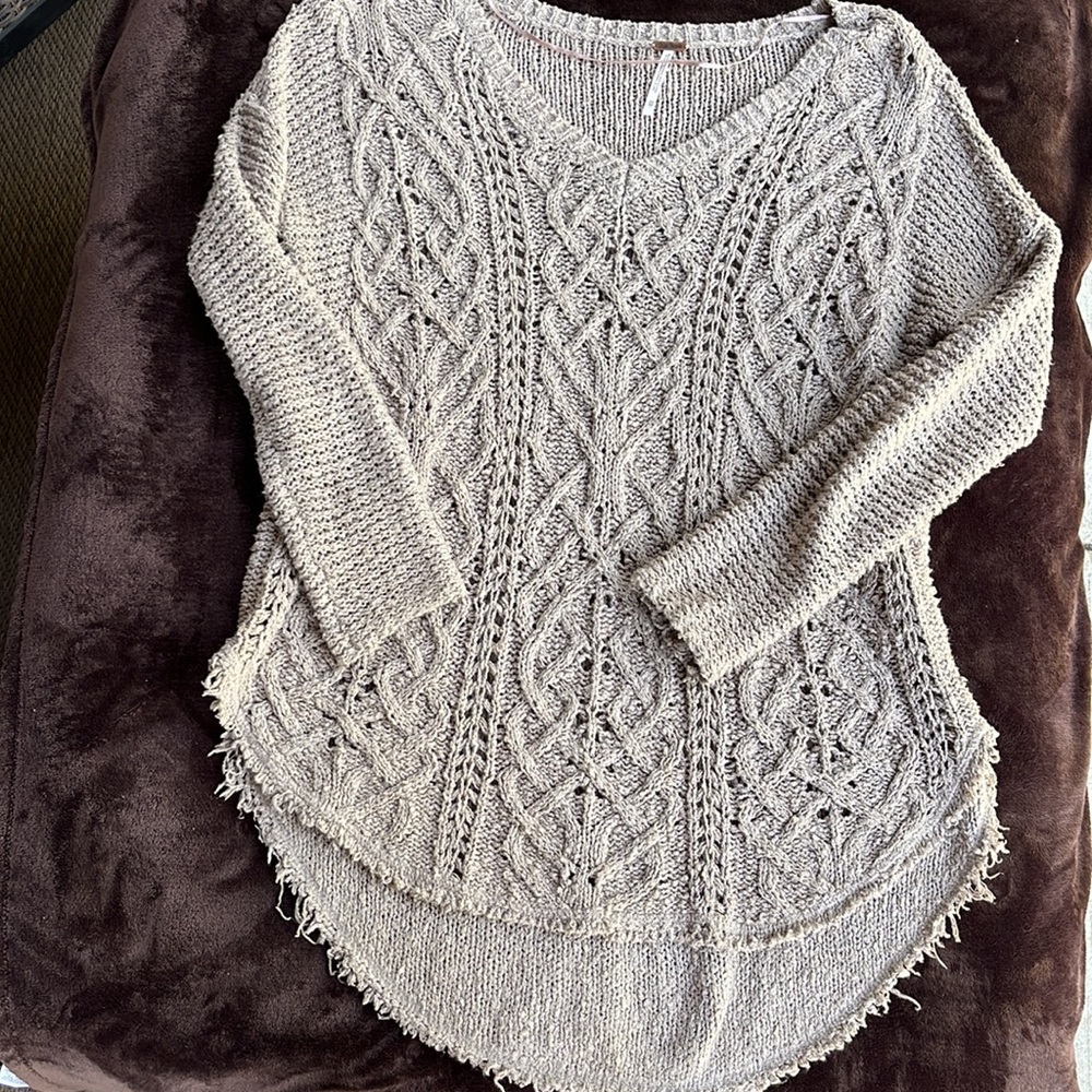 Free People Cross My Heart Sweater - Picture 5 of 10